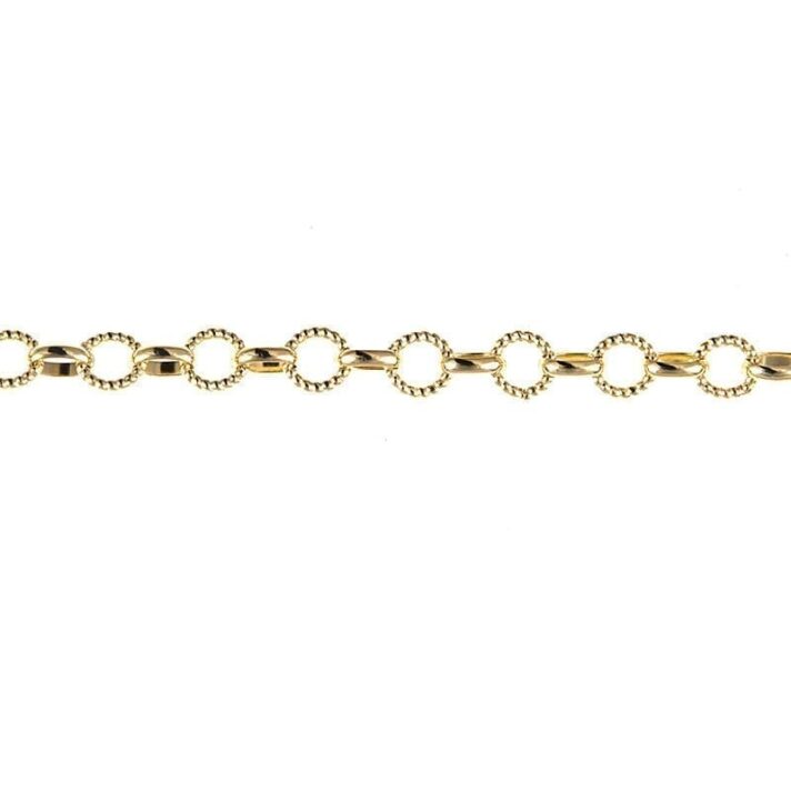 14kt yellow gold rolo chain
