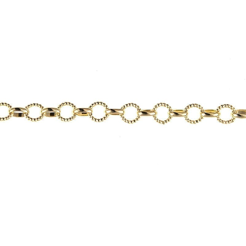 14kt yellow gold rolo chain