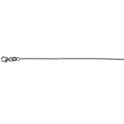 14kt White Gold Cable Chain