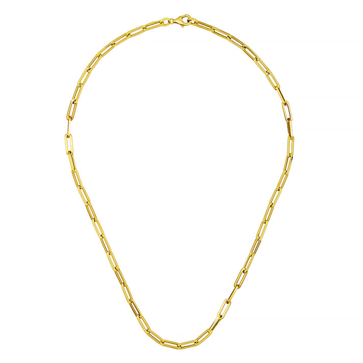 14kt Yellow Gold Paperclip Chain
