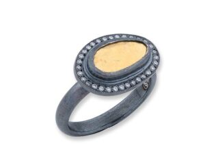 Oxidized Silver Reflections Ring