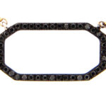 Black Diamond Hexagon Pendant