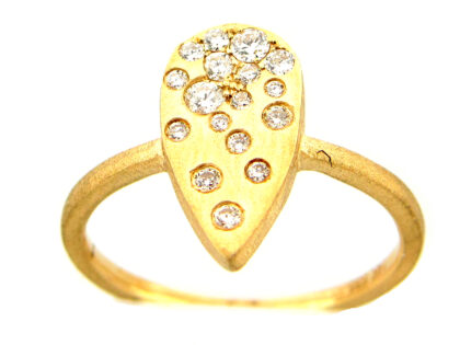 Diamond Pear Confetti Ring