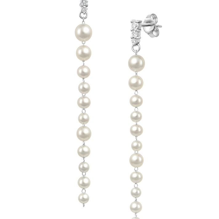 Akoya Pearl Dangle Earrings