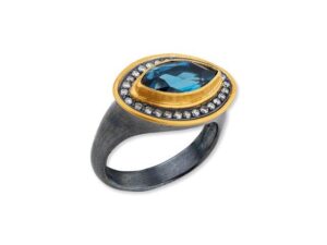 Thames Marquise Shape Turquoise Ring