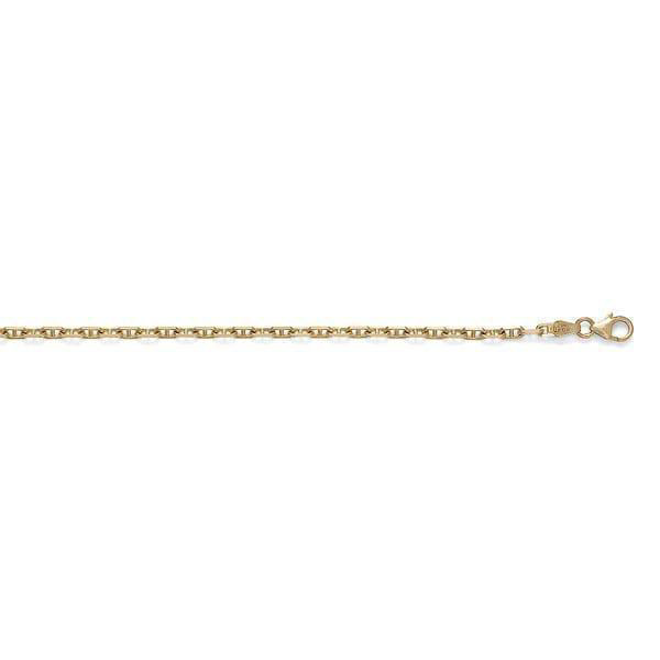 sold 14k gold anchor link chain