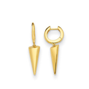 Dramatic 18kt Gold Spike Earrings